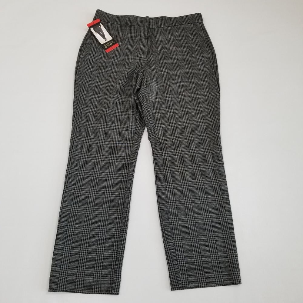 Banana Republic Herringbone Ponte Pant Size 8 NWT